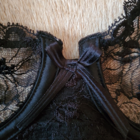 Chantelle Lace Unlined Demi Bra Black - Picture 6 of 6
